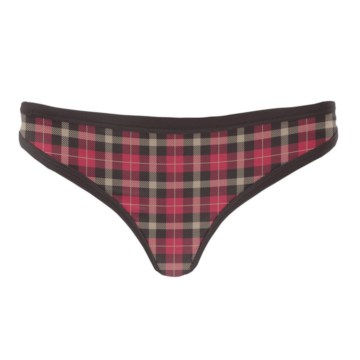 Women's Print Classic Thong - 90's Plaid