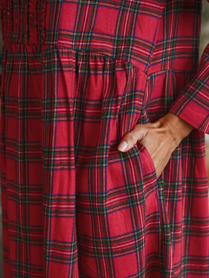 Fireside Check Cotton Nighty