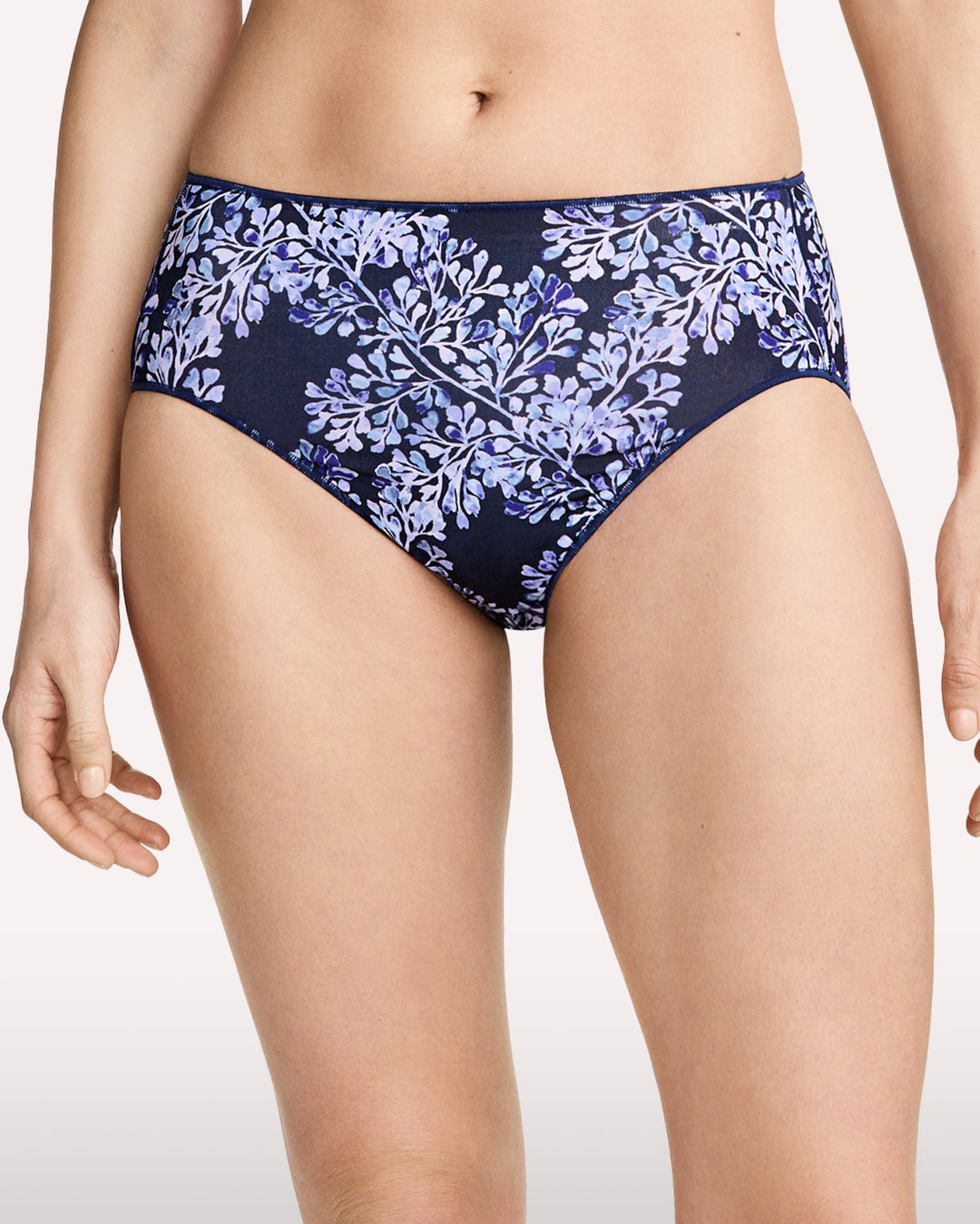 Jockey 'No Panty Line Promise' Hi Cut Brief - Pretty Branches