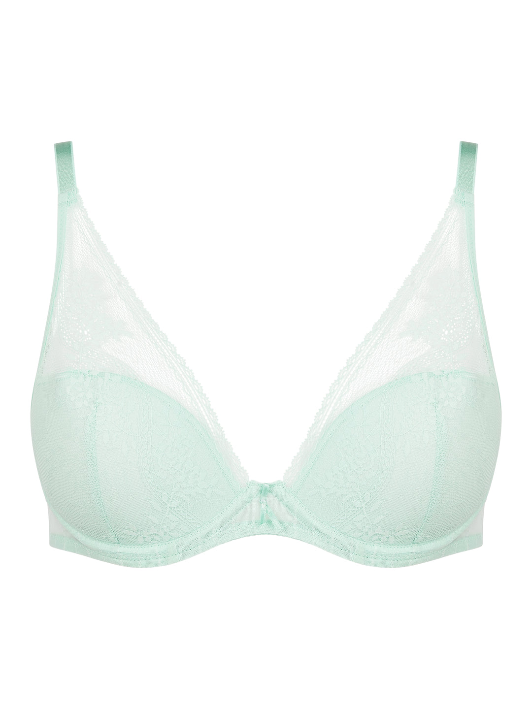 Maddie Plunge T-Shirt Bra - Nile Green