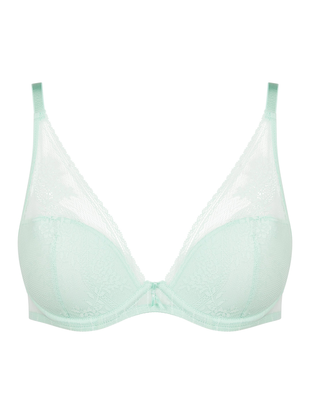 Maddie Plunge T-Shirt Bra - Nile Green