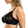 PARFAIT Olivia Plunge Strappy Lace Bra - Black