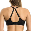 PARFAIT Olivia Plunge Strappy Lace Bra - Black