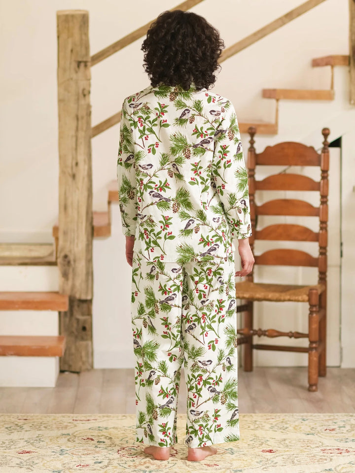 April Cornell Chickadee Cotton Pajama Set
