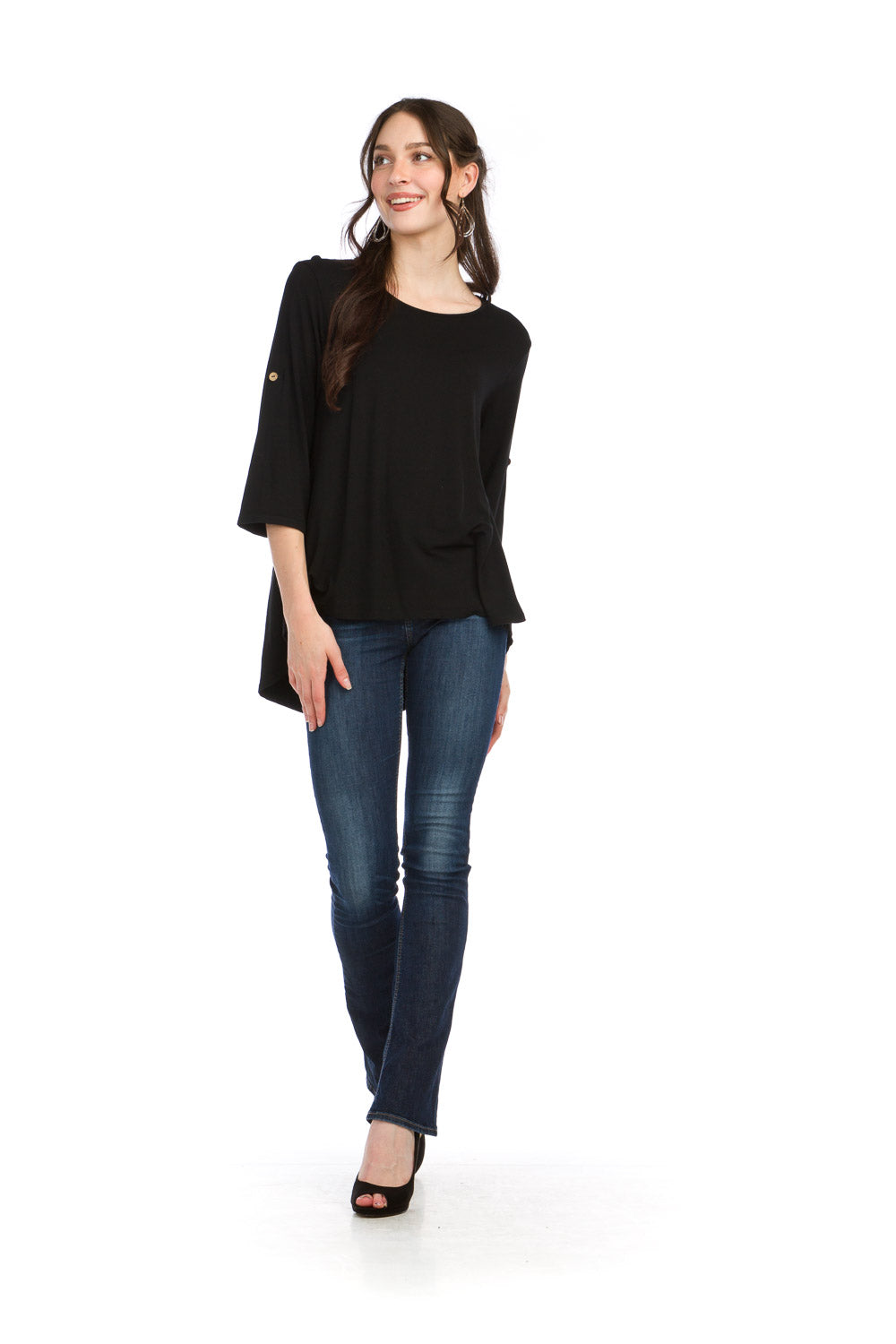 Bamboo Stretch Hi-Low Top