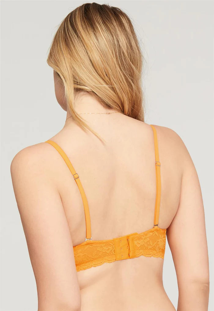 Montelle Cup Sized Wire-Free Bralette - Mango Sorbet