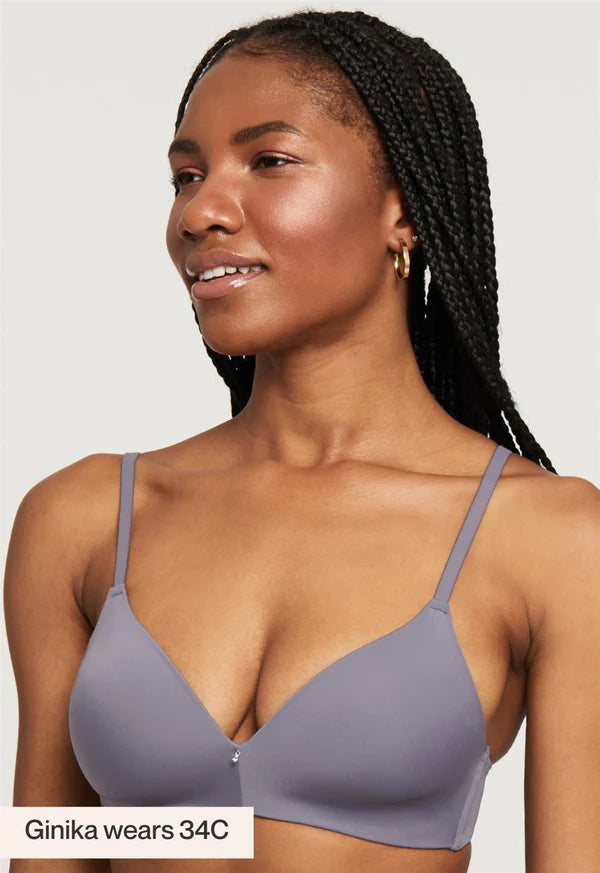 Montelle Wire Free Bra - Crystal Grey