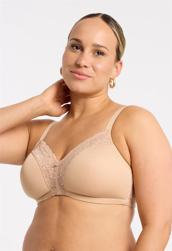 Montelle Wire-Free Dream Bra - Sand