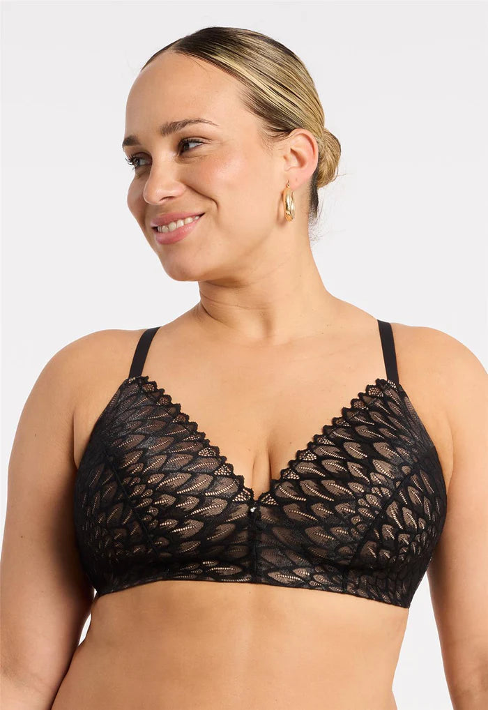 Montelle Lacy Wire Free Bra