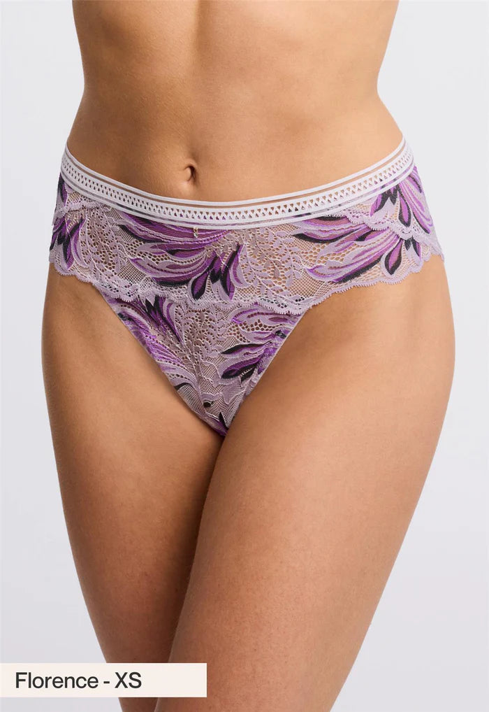 Lavender Fields Lace Thong