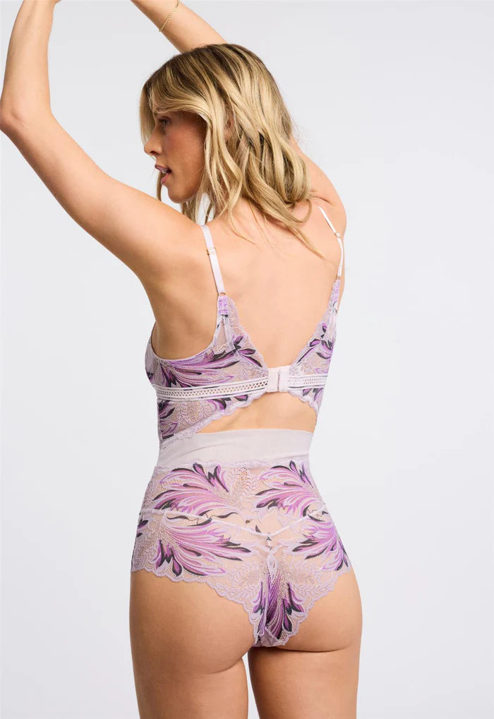 Lavender Fields Balconette Bodysuit