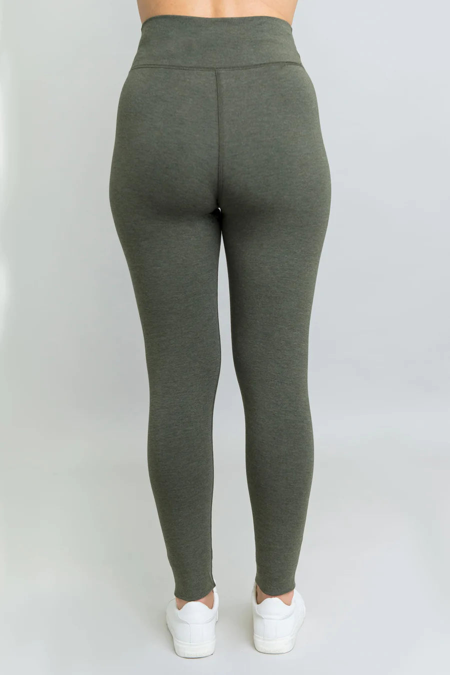 Riley Yarn Dyed Leggings - Khaki