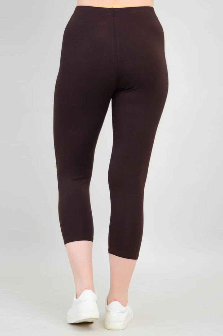 Ruby Bamboo Capri - Coffee