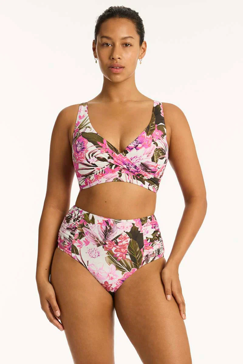 Sea Level Isla Cross Front Multifit Bra - Sheer Essentials Lingerie & Swimwear