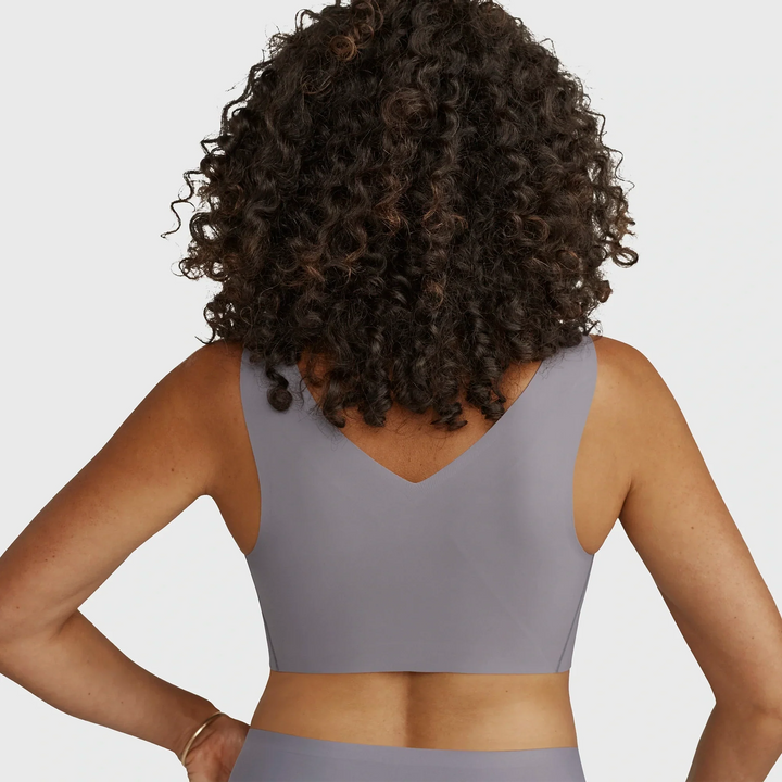 Evelyn & Bobbie Defy Wire Free Bra  - London Fog - Sheer Essentials Lingerie & Swimwear