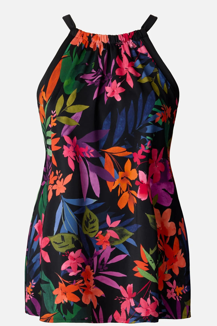 Halter Swim Dress - Pretty Garden