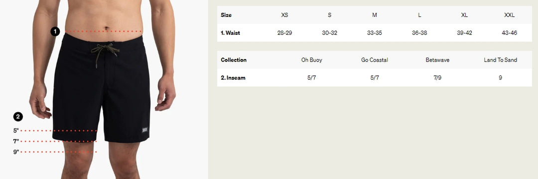 Saxx Oh Buoy 2in1 Volley 7" - Mr. Phil O. Dendren - Sheer Essentials Lingerie & Swimwear