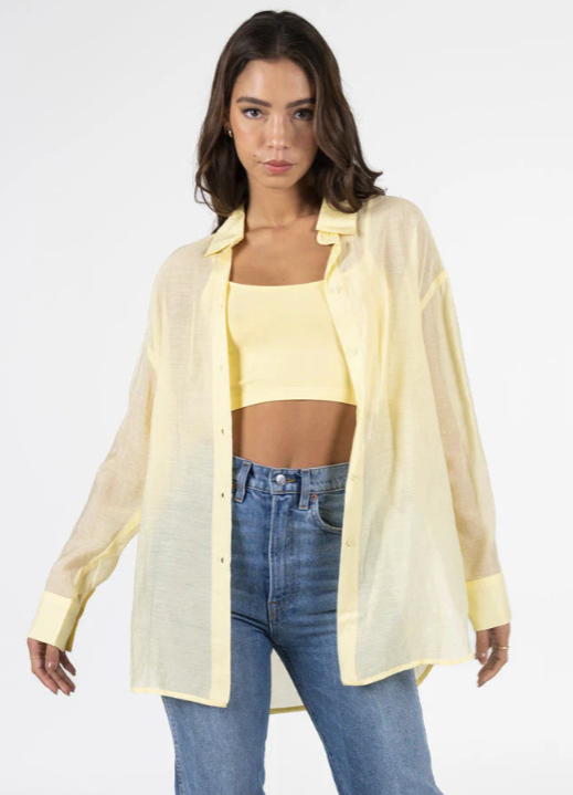 C'est Moi Tie Back Blouse