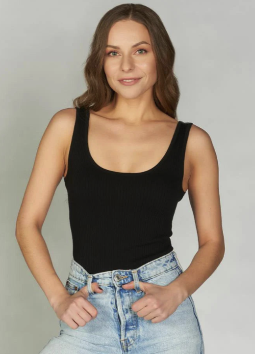C'est Moi Seamless Ribbed Tank