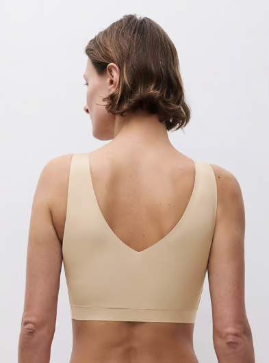 Chantelle Soft Stretch Padded V-Neck Bra Top