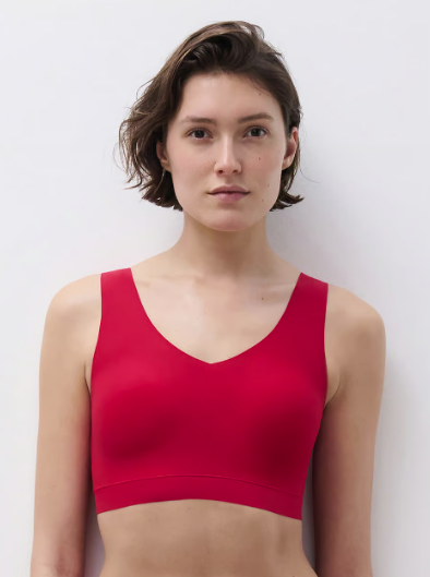Chantelle Soft Stretch Padded V-Neck Bra Top