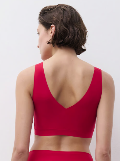 Chantelle Soft Stretch Padded V-Neck Bra Top