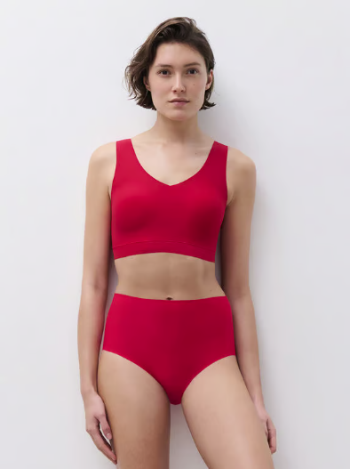 Chantelle Soft Stretch Padded V-Neck Bra Top