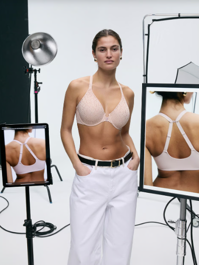 Norah Comfort Front Closure Bra - Rose Pink