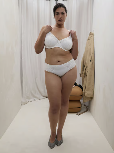 Chantelle Norah Molded Underwire Bra - Talc