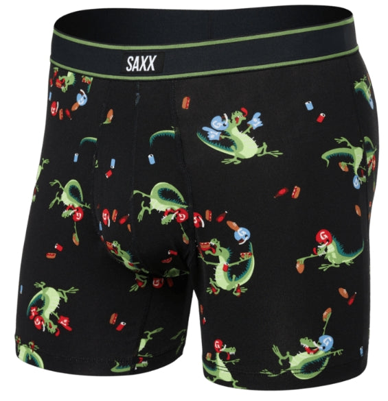 Saxx Daytripper Boxer Brief - Tailgators - Black