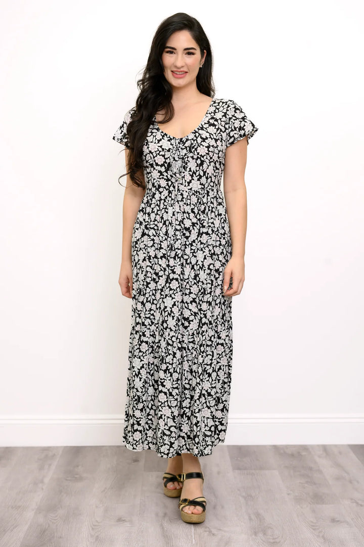 Sharpie Long Dress - White Nights