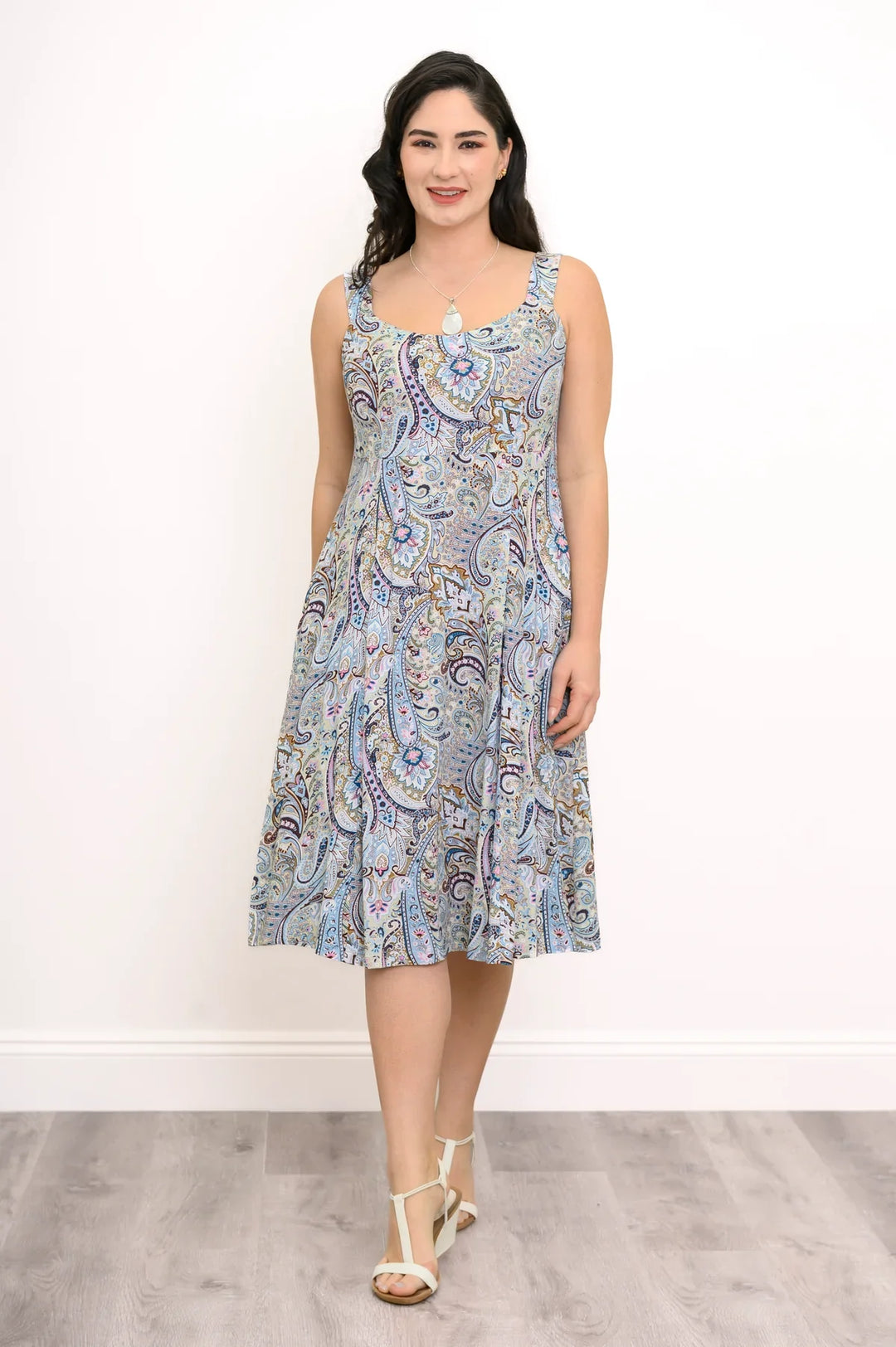 Shauna Bamboo & Linen Dress - Denim Parade