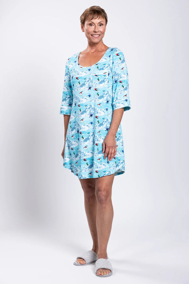 Starlight Bamboo Skiier Nightshirt
