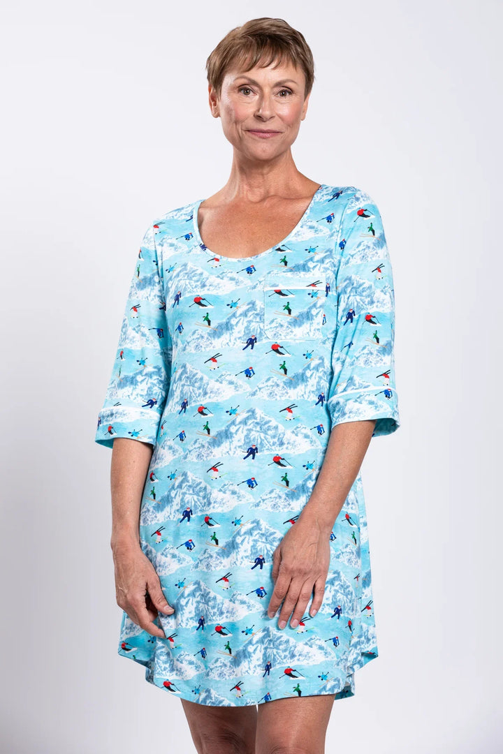 Starlight Bamboo Skiier Nightshirt
