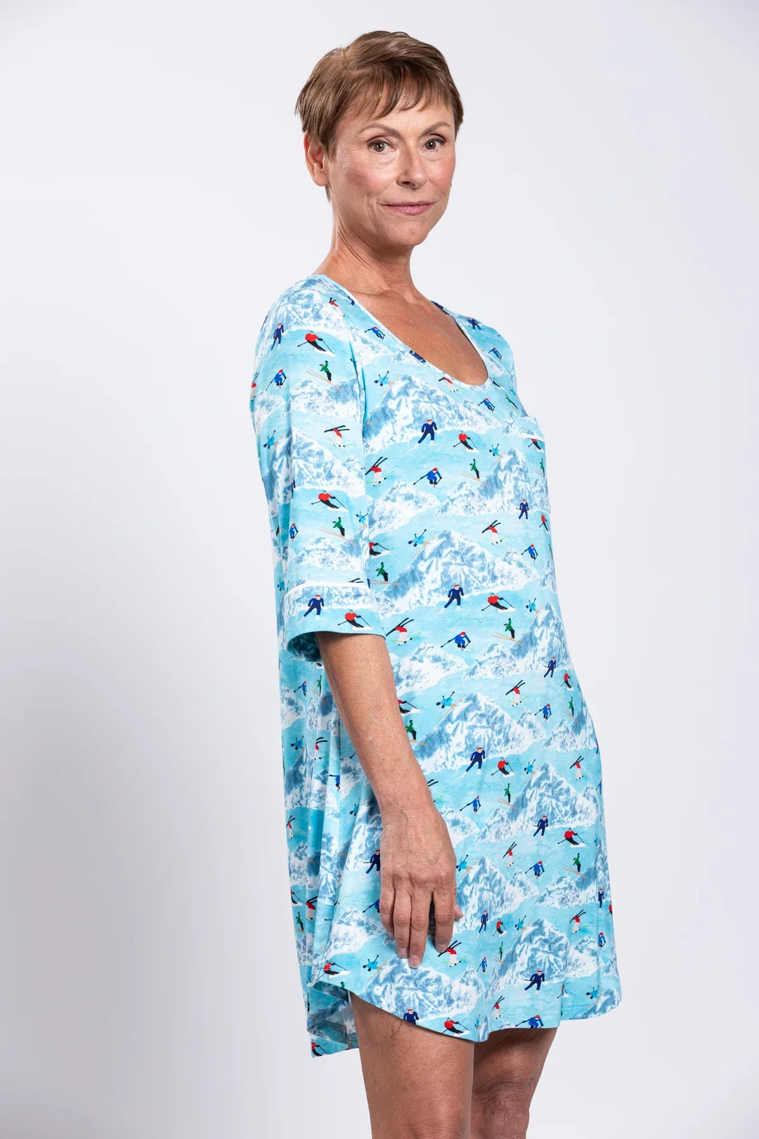 Starlight Bamboo Skiier Nightshirt