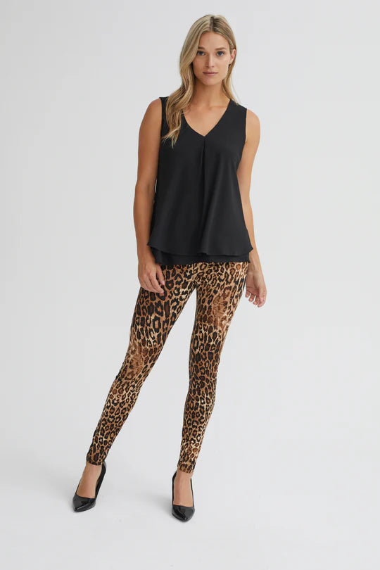 Chiffon Floaty Tunic with V-Neck