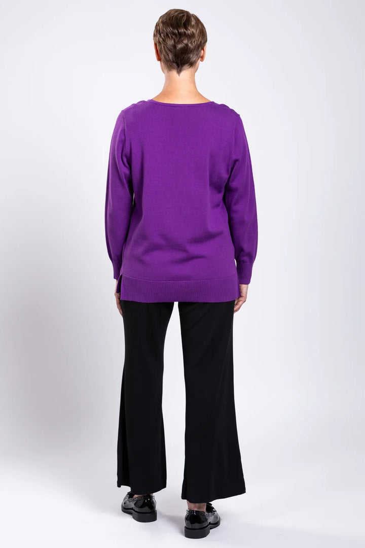 Size inclusive 100% cotton sweater