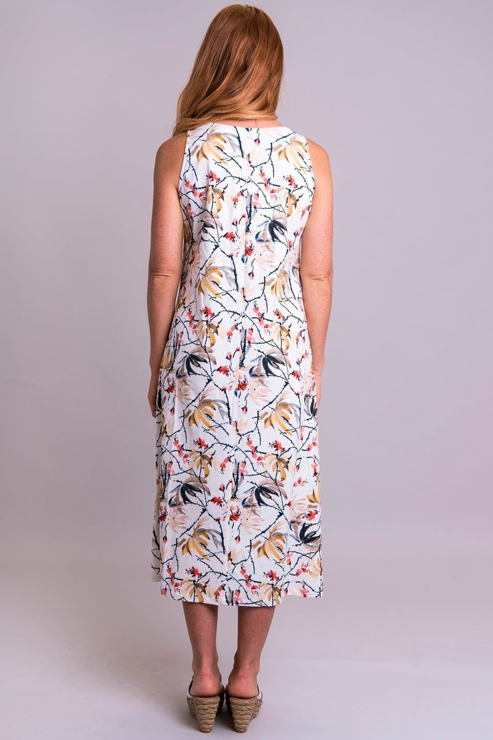 Tiki Maxi Dress - Almond Blooms