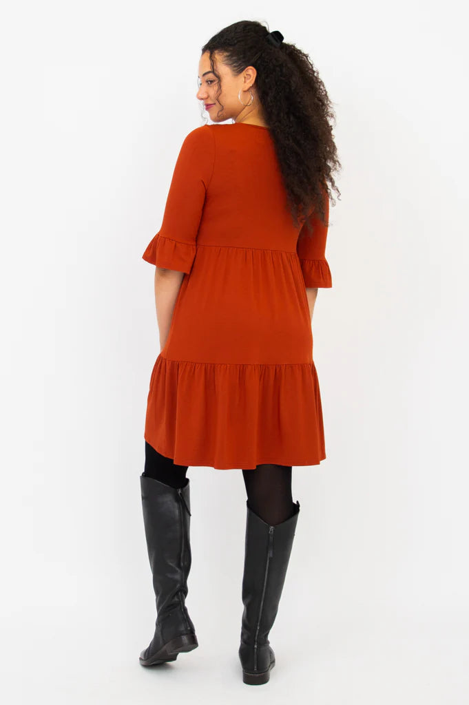 Bernadette Bamboo Dress - Copper