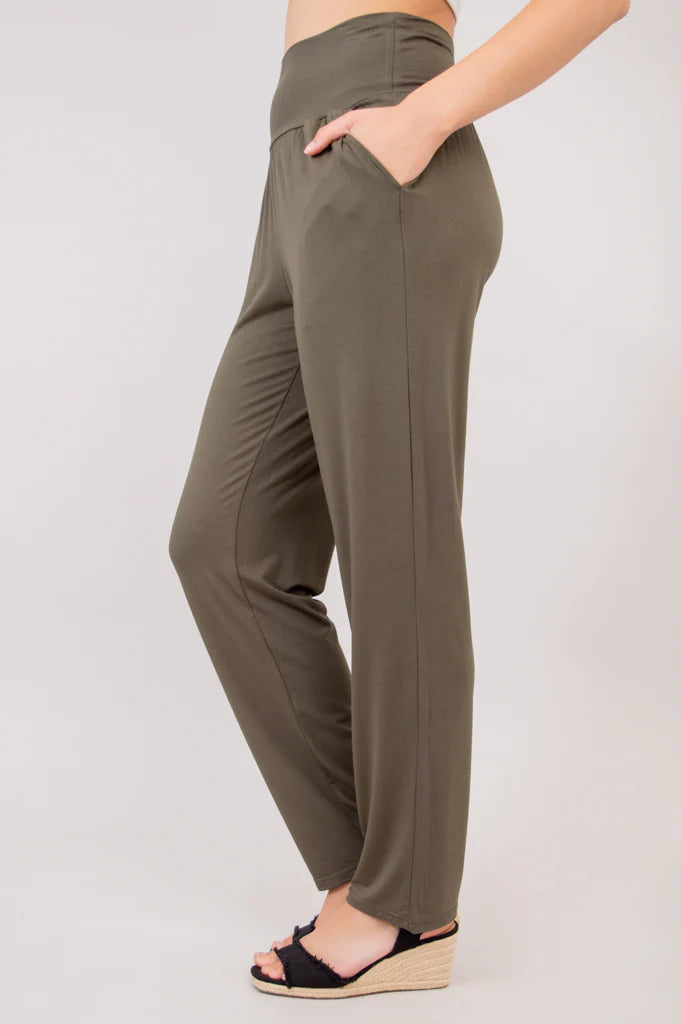 Clair Khaki Bamboo Pant