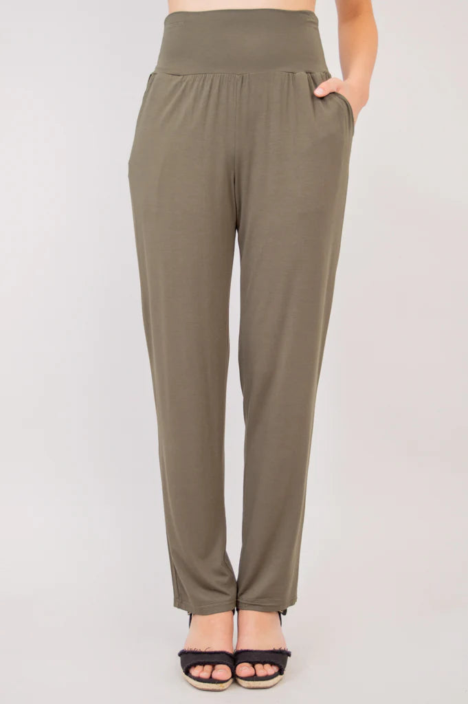 Clair Khaki Bamboo Pant