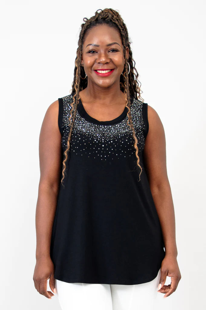 Jazz Bamboo Tank - Black Diamond