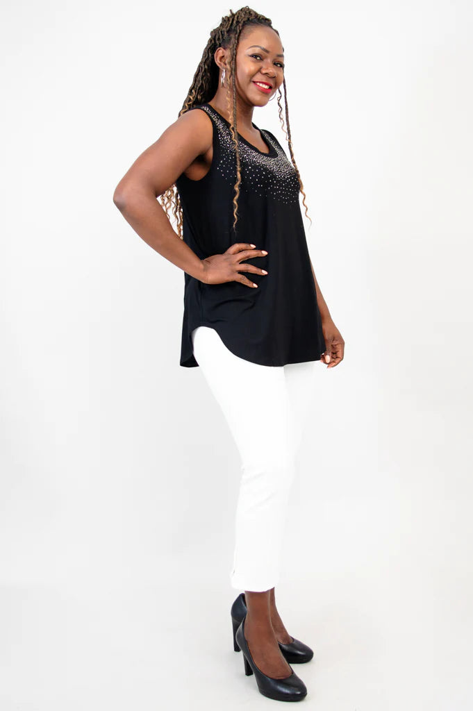 Jazz Bamboo Tank - Black Diamond