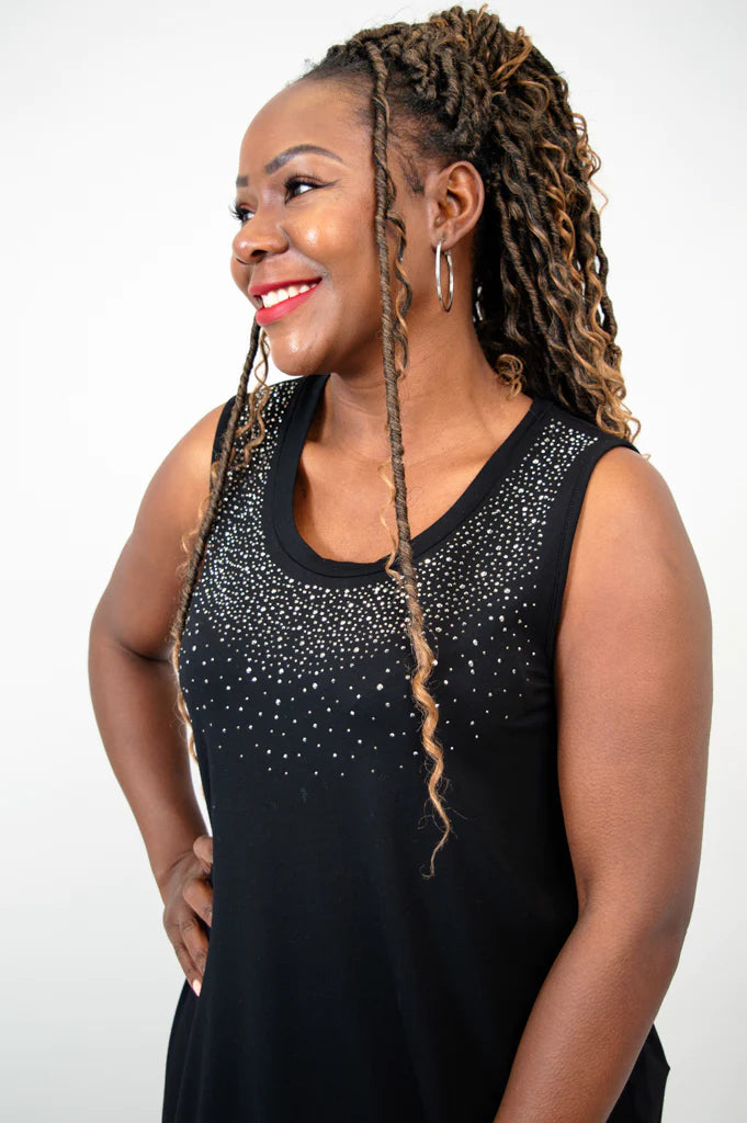 Jazz Bamboo Tank - Black Diamond