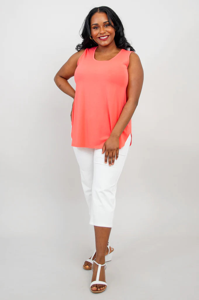 Jazz Bamboo Tank - Coral