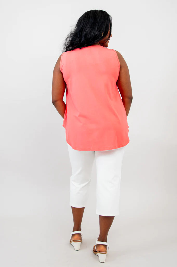 Jazz Bamboo Tank - Coral
