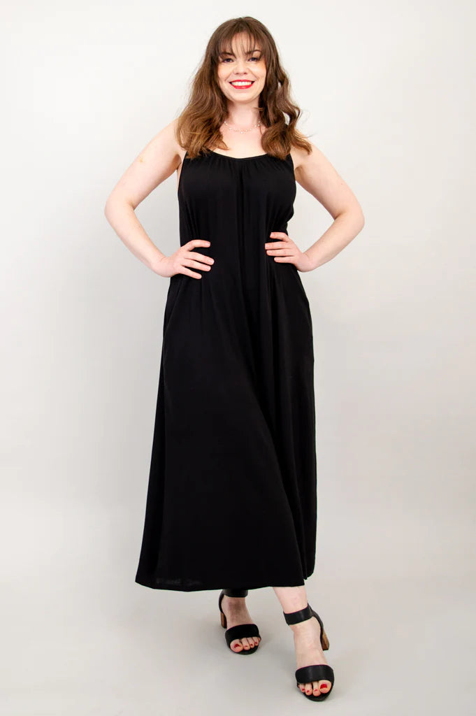 Joanna Linen / Bamboo Jumpsuit - Black