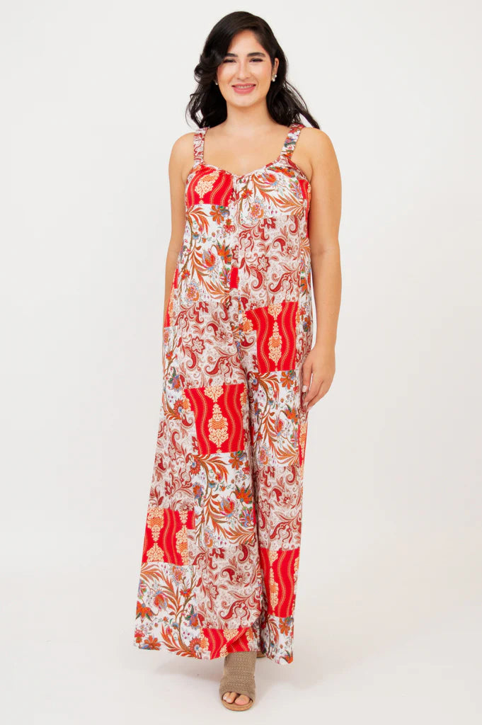 Joanna Linen / Bamboo Jumpsuit - Charm