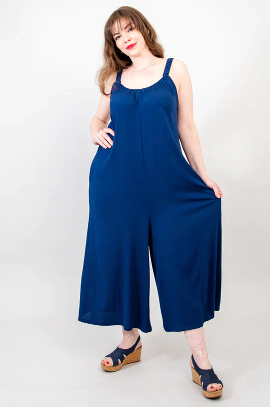 Joanna Linen / Bamboo Jumpsuit - Indigo