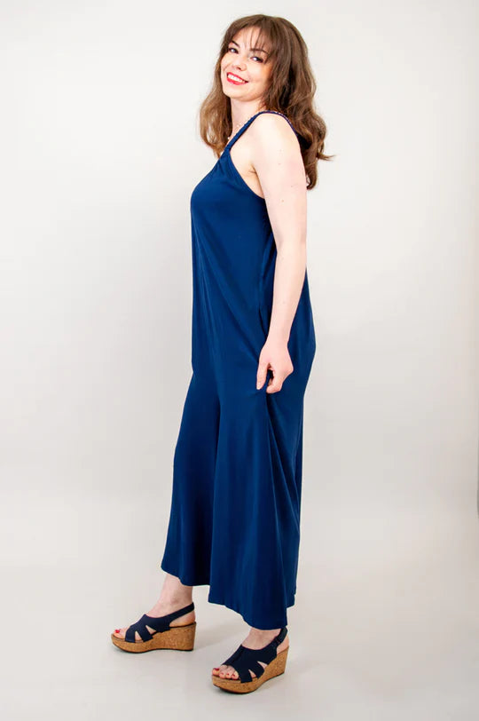 Joanna Linen / Bamboo Jumpsuit - Indigo